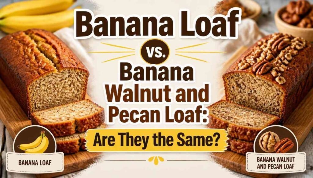 Banana Loaf vs. Banana Walnut and Pecan Loaf: Are They the Same?