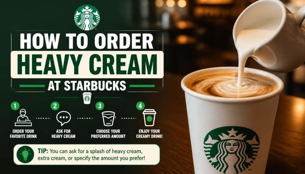 How to Order Heavy Cream at Starbucks