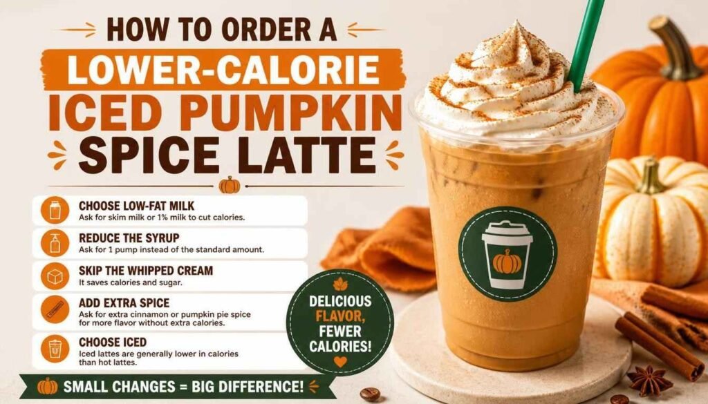 How to Order a Lower-Calorie Iced Pumpkin Spice Latte