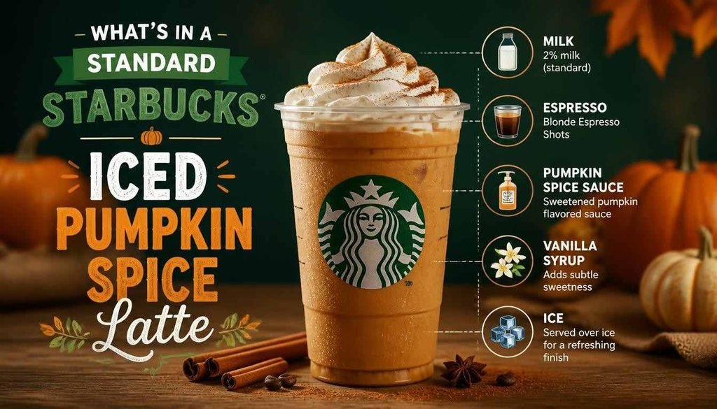How to Track Starbucks Iced Pumpkin Spice Latte Calories 2026