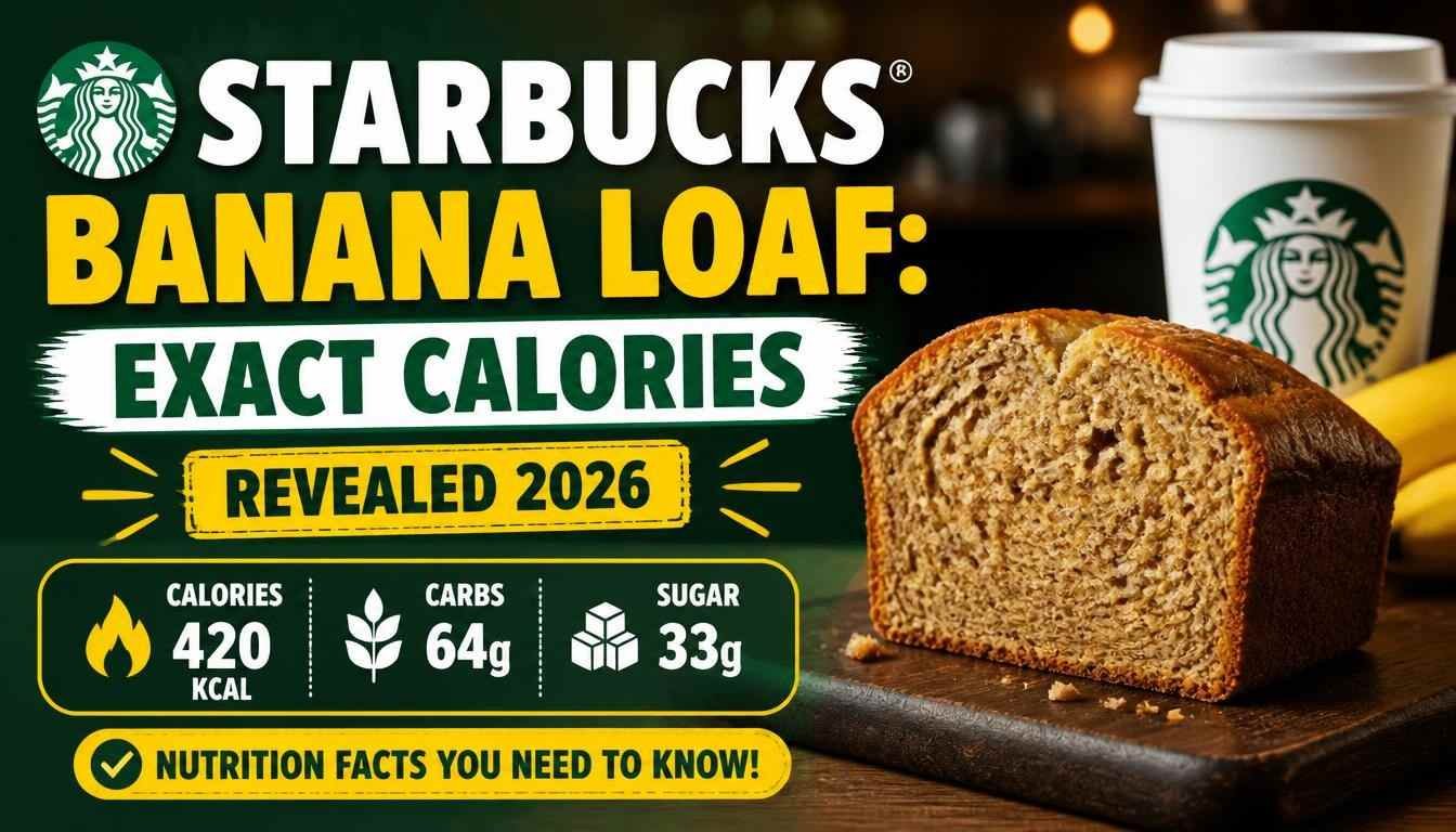 Starbucks Banana Loaf: Exact Calories Revealed 2026