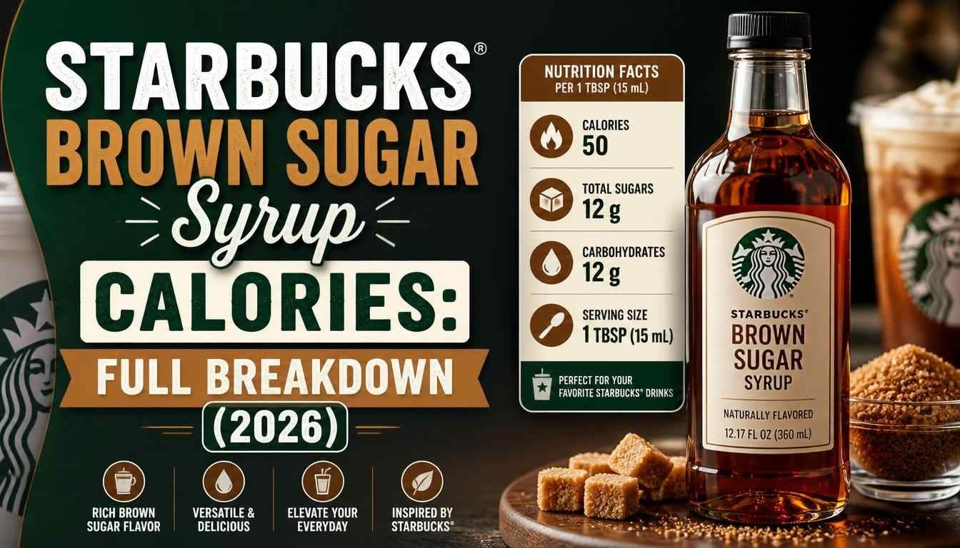 Starbucks Brown Sugar Syrup Calories: Full Breakdown (2026)