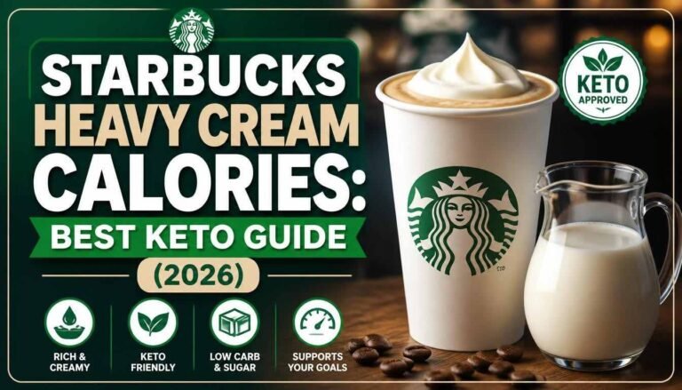 Starbucks Heavy Cream Calories: Best Keto Guide (2026)