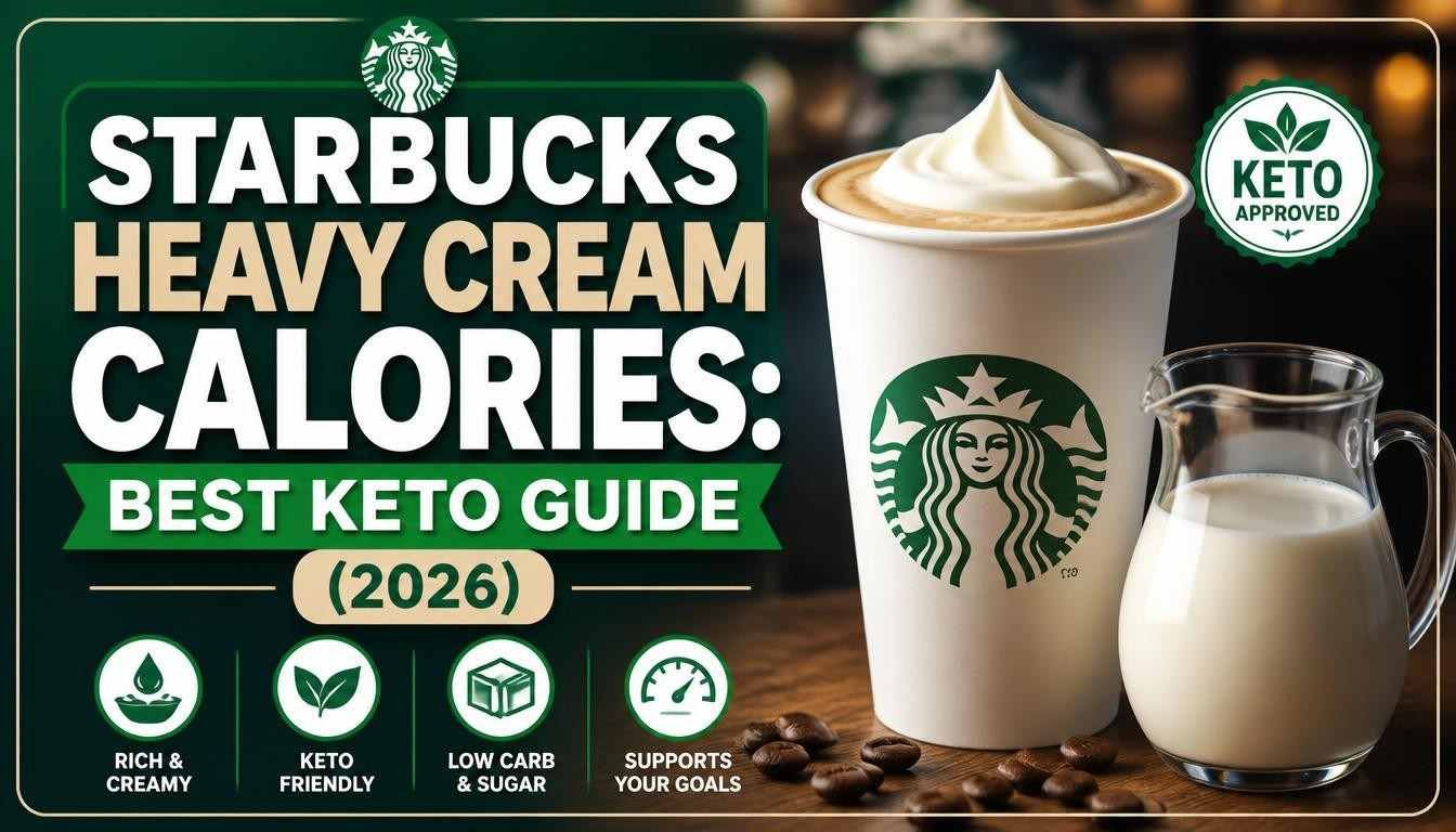 Starbucks Heavy Cream Calories: Best Keto Guide (2026)