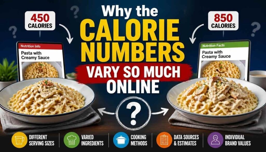Why the Calorie Numbers Vary So Much Online
