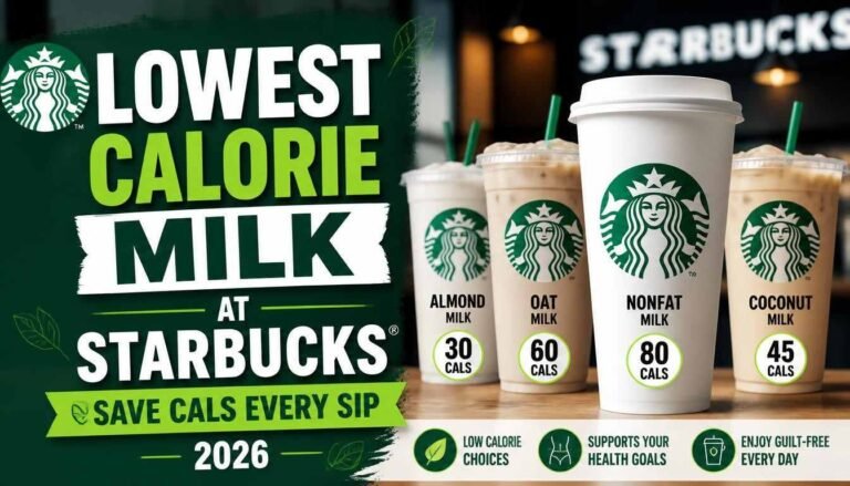 Lowest Calorie Milk at Starbucks — Save Cals Every Sip 2026