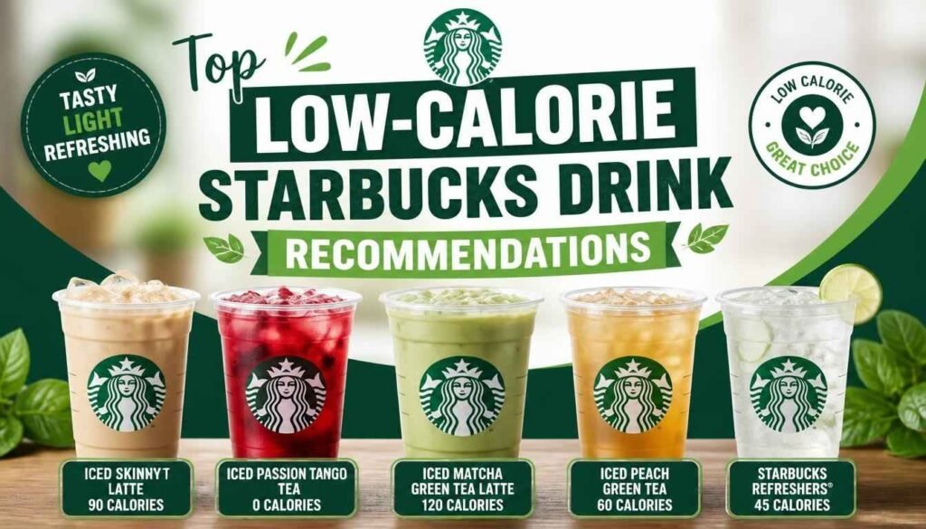 Top Low-Calorie Starbucks Drink Recommendations