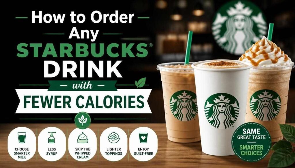 How to Order Any Starbucks Drink with Fewer Calories