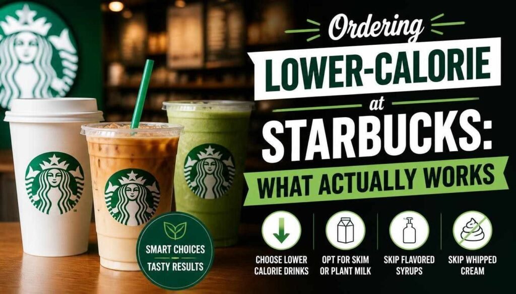 Ordering Lower-Calorie at Starbucks: What Actually Works