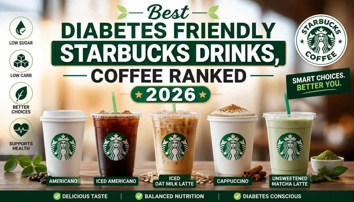 Best Diabetes Friendly Starbucks Drinks, Coffee Ranked 2026
