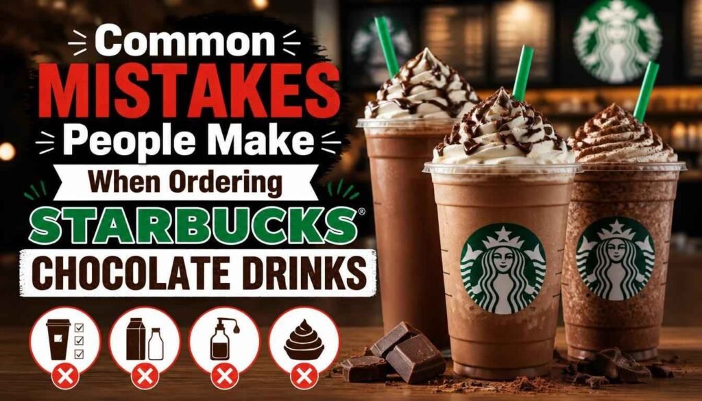 Common Mistakes People Make When Ordering Starbucks Chocolate Drinks