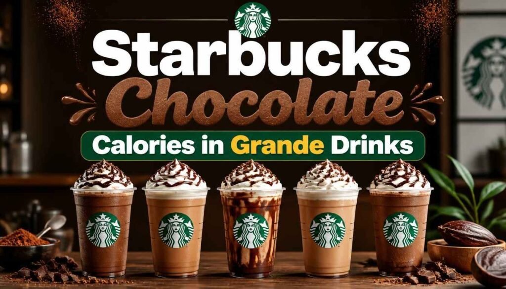 Starbucks Chocolate Calories in Grande Drinks
