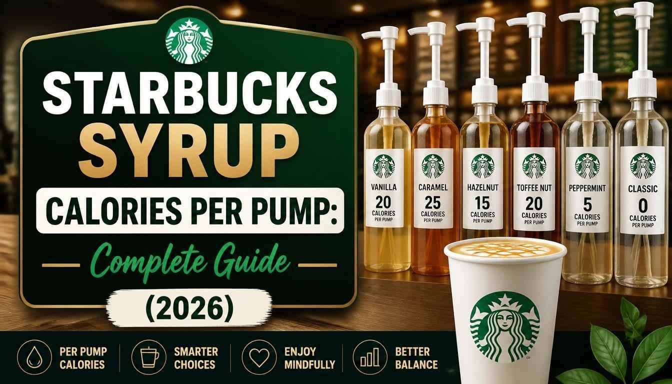 Starbucks Syrup Calories Per Pump: Complete Guide (2026)